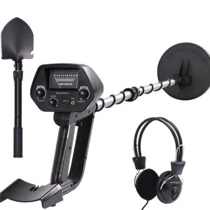 Underground Metal Detector with Headphone and Shovel for Beginners